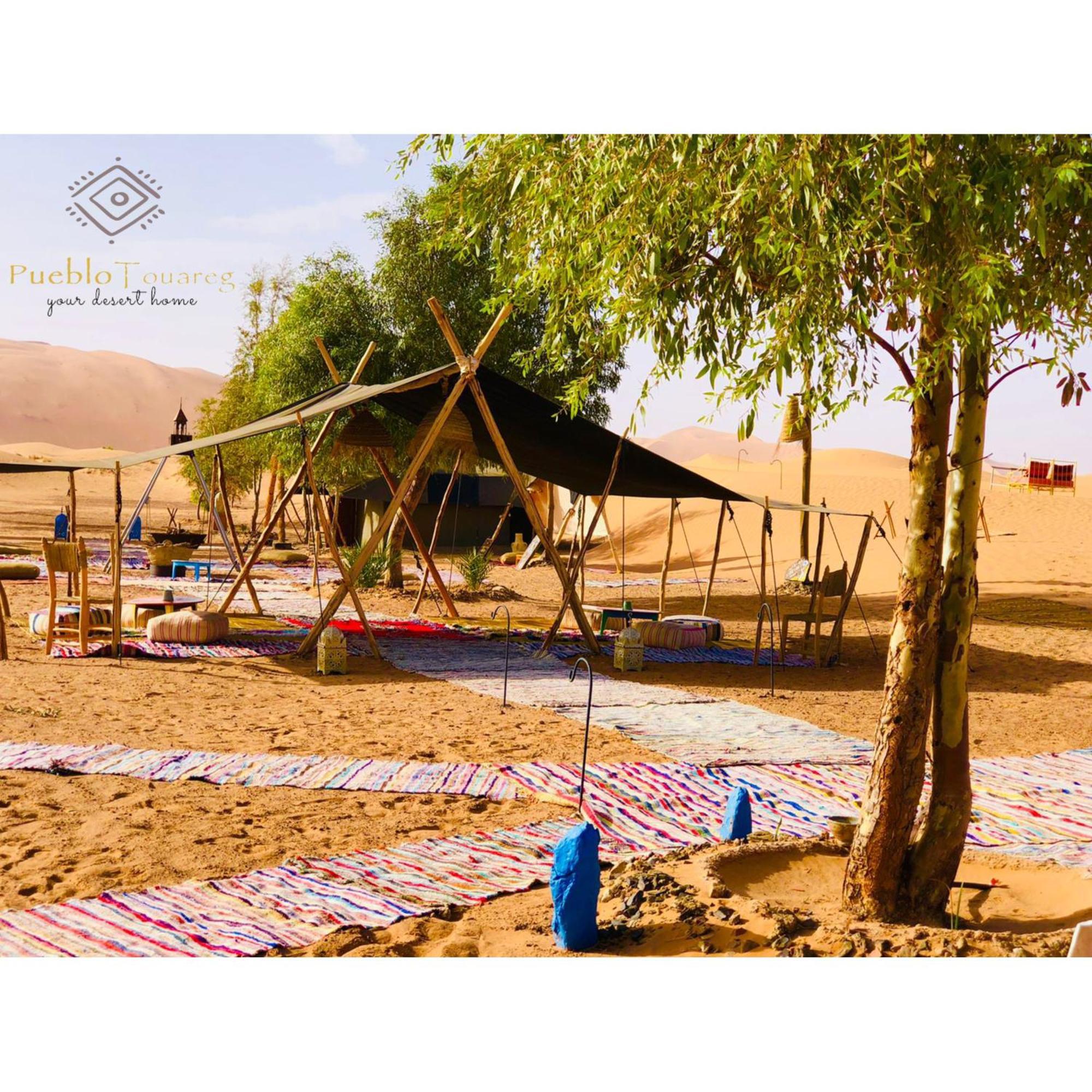 Pueblo Touareg - Private Tents Merzouga Extérieur photo